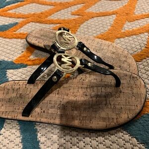 Michael Kors thong flip flops